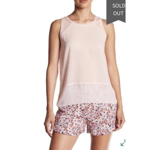 New French Connection Tank Top Blouse Blush Pink Xs 58.00 - Picture 2 of 6